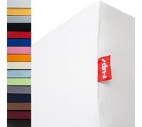 r-up Beste drap housse 140x200-160x220 jusqu´à 35cm de hauteur beaucoup de couleurs 95% coton / 5% élasthanne 230g/m² (blanc)