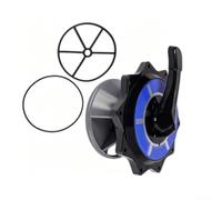 R0443900 Ensemble de couvercle de valve compatible avec les filtres Zodiac for Jandy à montage latéral - Caoutchouc pour kit de capuchon supérieur pour systèmes de lavage à contre-courant multi-ports