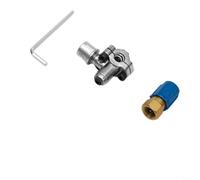 R12 R22 vers R134a Kit de vanne de conversion avec robinet de passage BPV31 pour tuyaux en cuivre 1/4" 5/16" 3/8" HVAC Kit d'adaptateur en alliage de laiton pour climatisation Réparation de