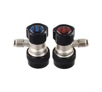 R134a pour raccord rapide réglable haut bas R134a | Ajustement réglable, côté haut et bas pour une évacuation efficace, compatible avec de nombreux véhicules