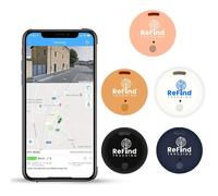 R2 Traceur Intelligent pour Android et iPhone.Mini Balise GPS Bluetooth 5.0.Alternative Samsung AirTag pour Clés,Animaux(Blanc)