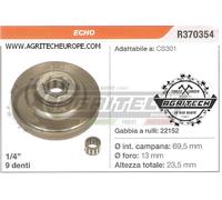 R370354 Oregon Pignon Cloche Embrayage Scie à Chaîne ECHO CS301 1/4 9 Dents