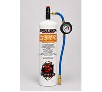 R407C 700g kit recharge climatisation avec manometre et raccord 5/16""