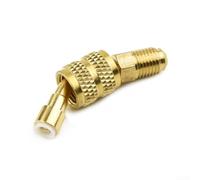 R410A Adaptateur 1/4 mâle vers 5/16 femelle SAE Raccord en laiton pour mini système AC Split Charge et pompe à vide pour kit d'outils de service