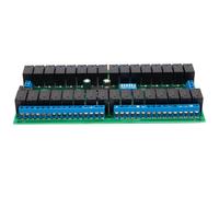 R421C32 DC12V 32 Canaux Module de Relais de Bus Modbus RTU RS485 UART Port de Carte SéRie pour PLC LED Verrou de Porte Domotique
