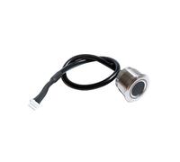 R503Pro 1500 Capacité Ronde RVB LED ContrôLe DC3.3 V Capacitif Module D'Empreintes Digitales Capteur Scanner pour ContrôLe D'AccèS, UART