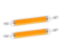 R7S 78mm LED 10W Blanc Chaud 3000K, 500LM, R7S J78 COB LED Linéaire Remplacer Crayon Halogène 40W 50W,dimmable, lot de 2