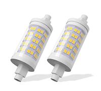 R7S LED 78mm, 10W R7S LED COB Ampoule Blanc naturel 4000K 1000LM, Équivalent pour les lampes halogènes 100W J78 R7S, AC 220-240V Pas de scintillement Non-dimmable, 2 pack