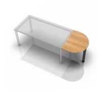 RA60 G / RA80 G / RA160 G tablette d'extension 60x80 Noyer