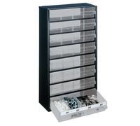 raaco 1208-03 Drawer cabinet (L x W x H) 306 x 150 x 552 mm No. of compartments: 8 Content 1 pc(s)