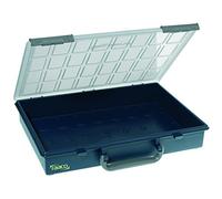 raaco 136204 Assorter 55 4x8-0 Mallette de Rangement Vide, Bleu/Transparent