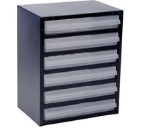 raaco 250/6-3 Réservoir pour petites pièces (l x H x P) 357 x 435 x 255 mm Nombre de compartiments: 6 Contenu 1 pc(s)