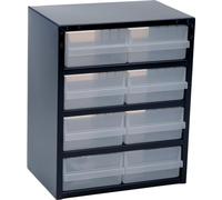 raaco 250/8-2 Small parts container (L x W x H) 255 x 357 x 435 mm No. of compartments: 8 Content 1 pc(s)