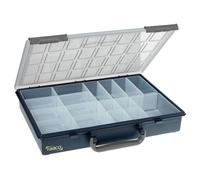 Raaco Assorter 55 4x8-17 boîte de rangement, lot, 26.1 x 33.8 x 5.7 cm | Boîte de Rangement pour Atelier avec 17 Godets, Stockage Sécurisé, Portable, 26.1 x 33.8 x 5.7 cm, Boîte à Outils