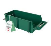 Raaco Bac Plastique 5-600, Bac de Rangement Plastique Empilable, boîte | 37,5 x 16,8 x 11,1 cm, Parfait pour Étagères de 31 cm, Capacité 10 kg, Boite Rangement Atelier et Boite Empilable Rangement