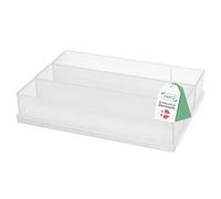 Raaco Boîte d'Insertion 55 3xA8-3, 3 compartiments, Rangement Visserie | Plateau avec 3 Compartiments, Boîte de Tri Transparente pour Mallette à Outils, Boîtes de Rangement, Rangement Visserie - lot