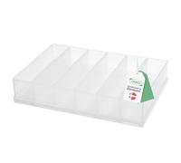 Raaco Boîte d'Insertion 55 6xA9-3, 6 compartiments, Rangement Visserie