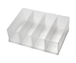 Raaco boîte d'insertion BA8-2 pour boîte de rangement 157x55x80 mm Transparent G