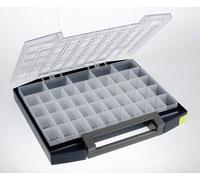 raaco Boxxser 55 5x10-45 Coffret de rangement (l x H x P) 421 x 55 x 361 mm Nombre de compartiments: 45 Contenu 1 pc(s)