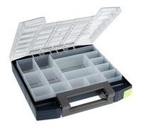 Raaco Boxxser 55 5x5-15 boîte de rangement, 15 compartiments, Stockage | Boîte de Rangement Visserie Premium pour Atelier avec 15 Compartiments, Stockage Sécurisé, Portable, 28.4 x 29.8 x 5.5 cm