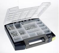 raaco Boxxser 55 5x5-15 Coffret de rangement (l x H x P) 298 x 55 x 284 mm Nombre de compartiments: 15 Contenu 1 pc(s)