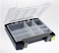raaco boxxser Coffret de rangement (L x l x H) 225 x 241 x 55 mm Nombre de compartiments: 9 refermable Box Contenu 1 pc(s)