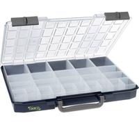 raaco CarryLite 55 5x10-25/2 Coffret de rangement (L x l x H) 330 x 415 x 57 mm Nombre de compartiments: 25 séparations fixes Box Contenu 1 pc(s)