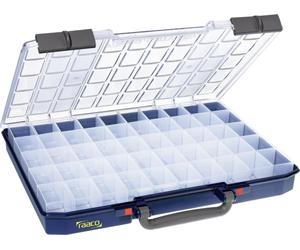 raaco CarryLite 55 5x10-50 Assortment case (W x H x D) 413 x 57 x 330 mm No. of compartments: 50 Content 1 pc(s)