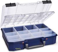 raaco CarryLite 80 4x8-12/DLU Bleu Polycarbonate (PC), Polypropylène (PP)