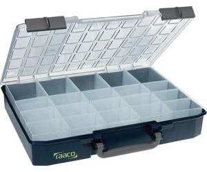 raaco CarryLite 80 5x10-20 Assortment case (W x H x D) 413 x 79 x 330 mm No. of compartments: 20 Content 1 pc(s)