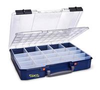 Raaco Mallette de rangement CarryLite 80 5x10-20 DLU 20 compartiments Bleu 330x413x82 mm