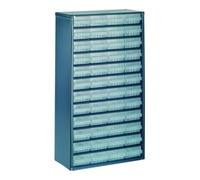 raaco Casier de rangement raaco pour petites pièces 306 x 150 x 552 mm (l x P x H) tôle en acier 48 tiroirs Quantité:1