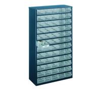 raaco Casier de rangement raaco pour petites pièces 306 x 150 x 552 mm (l x P x H) tôle en acier 60 tiroirs Quantité:1