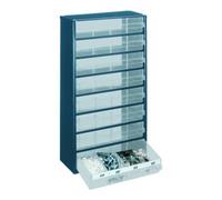 raaco Casier de rangement raaco pour petites pièces 306 x 150 x 552 mm (l x P x H) tôle en acier 8 tiroirs Quantité:1