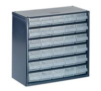 Raaco Conteneur à petites pièces 630-00 – 30 compartiments – 306 x 283 x 150 mm – 1 pièce