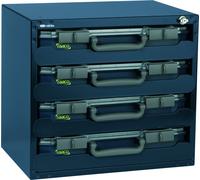 Raaco coffre-fort Safe Box 4cases 452x330x405Mm tôle d'acier