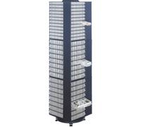 raaco Colonne rotative pour tiroirs (L x l x H) 680 x 680 x 1760 mm Nombre de compartiments: 12 Piece Contenu 1 pc(s)