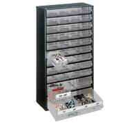 raaco Drawer cabinet (L x W x H) 150 x 306 x 552 mm No. of compartments: 40 Content 1 pc(s)