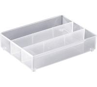 raaco Insert de coffret de rangement (L x l x H) 109 x 79 x 24 mm Nombre de compartiments: 3 Contenu 1 pc(s)