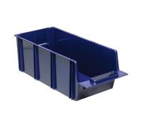 raaco raaco Boîte de rangement transparente 7-1600 bleu Quantité:12