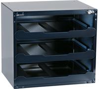 raaco SafeBox 80 Coffre-fort autoportant Acier bleu