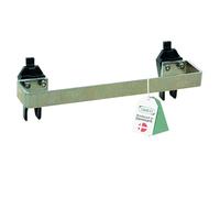 Raaco Support pour Meuleuse d'Angle Clip 14, pour Panneaux Perforés & Murs | Pour Panneaux Perforés & Murs d'Atelier, 6 x 17,7 x 1,5 cm, Support Stable en Aluminium, Panneau Perforé, boîte