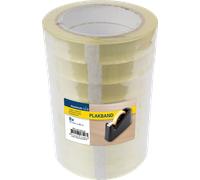 RAADHUIS 3513538 - Ruban adhésif, transparent, 33 m x 19 mm, 8 rouleaux