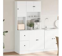 “Rabais""Armoire cuisine/ Armoire de cuisine - VIDAXL - blanc 95x50x180 cm - bois d'ingénierie Août63317