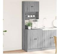 “Rabais""Armoire cuisine/ Armoire de cuisine - VIDAXL - sonoma gris 60x50x180 cm - bois d’ingénierie Août74294