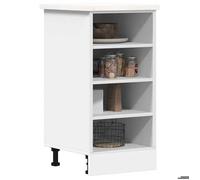 “Rabais""Armoire cuisine/ Armoire de plancher - VIDAXL - ""Riga"" blanc 40x44,5x81,5 cm Août51918