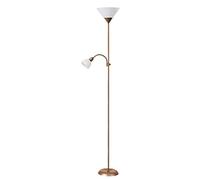 Rabalux Action lampadaire 2x100 W blanc-marron 4065
