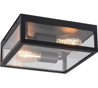 Rabalux Zaton plafonnier extérieur 2x60 W noir 7070