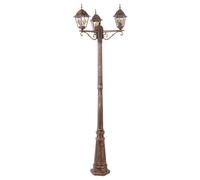 Rabalux 8186 Lampadaire extérieur Monaco, E27, or-multicolore, rond, classique, ø640mm