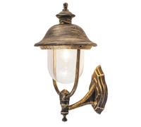 Rabalux New York applique murale extérieure 1x100 W transparent-doré 8697